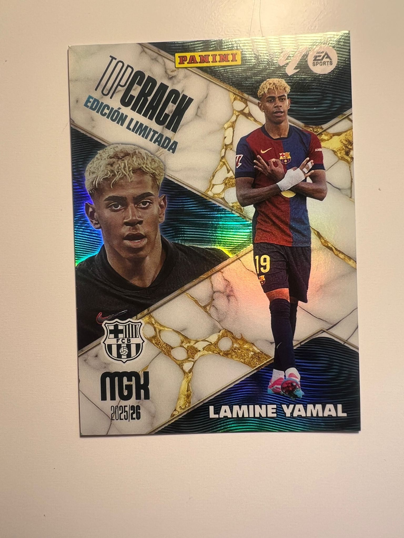 Carta fútbol edición limitada